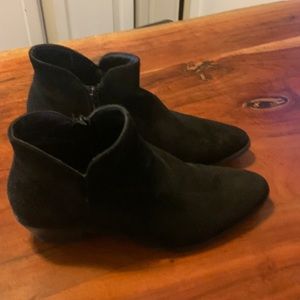 Womens black booties